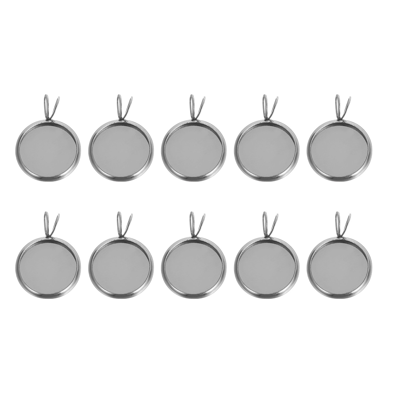 10Pcs 12Mm Round Pendant Tray  - Resin Crafts Diy review and price