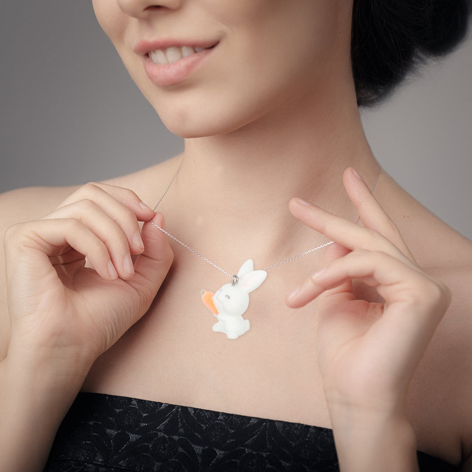 10Pcs Resin Rabbit Charm Penda - Resin Crafts Diy review and price