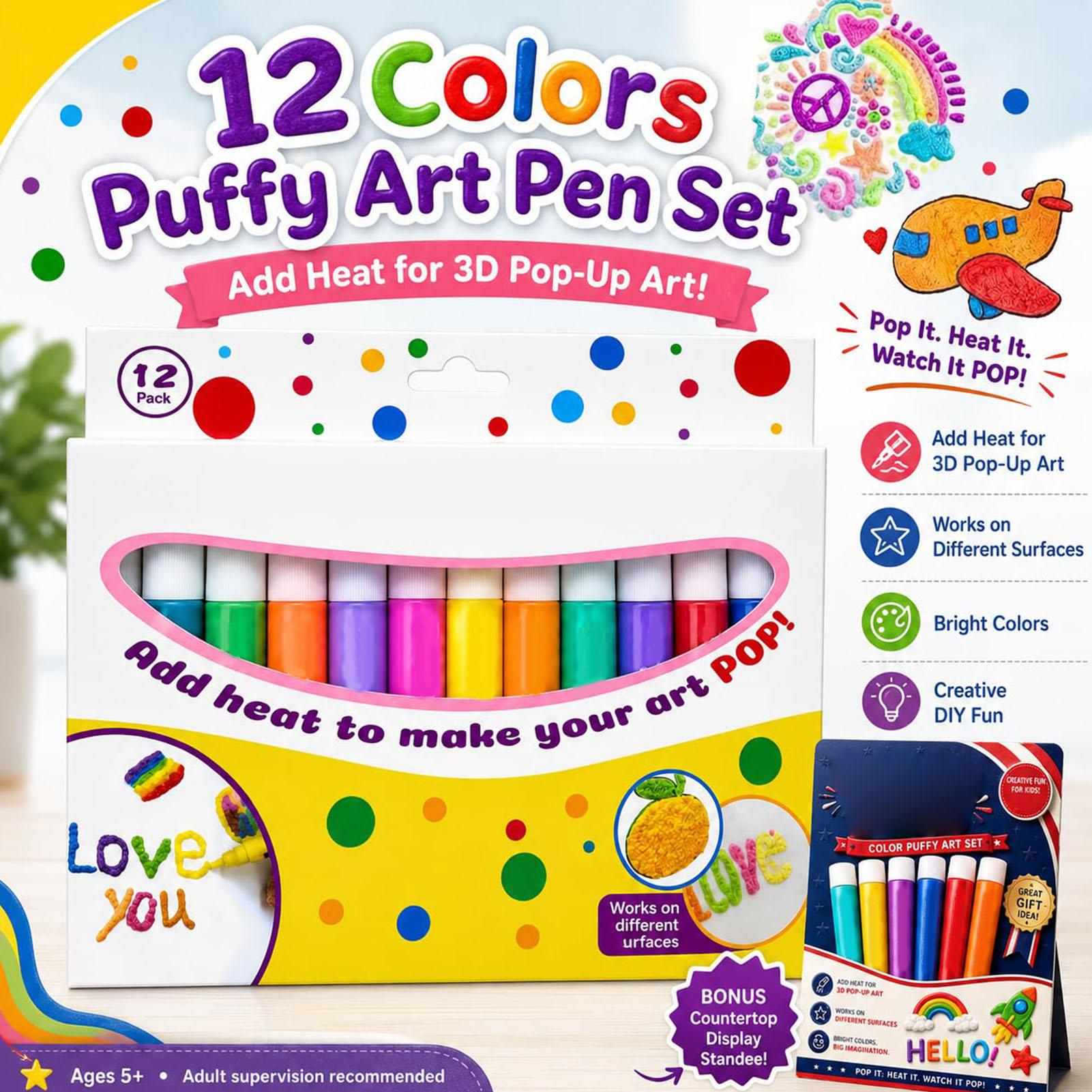 3D Bubble Pen Set Colorful Han - Copic Marker Sketch review and price